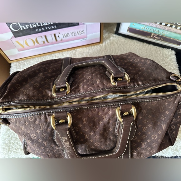 RARE Louis Vuitton Monogram Mini Lin Initiales Keepall Bag - Picture 8 of 16